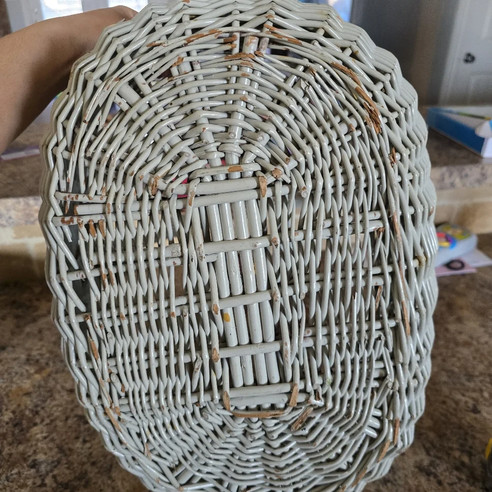Wicker Decor Baske Gray